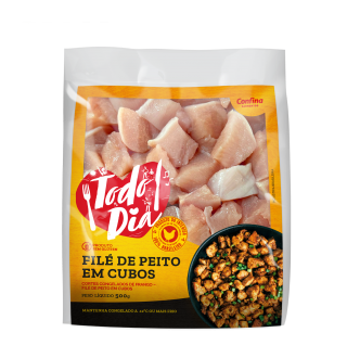 Filé de Peito em Cubos