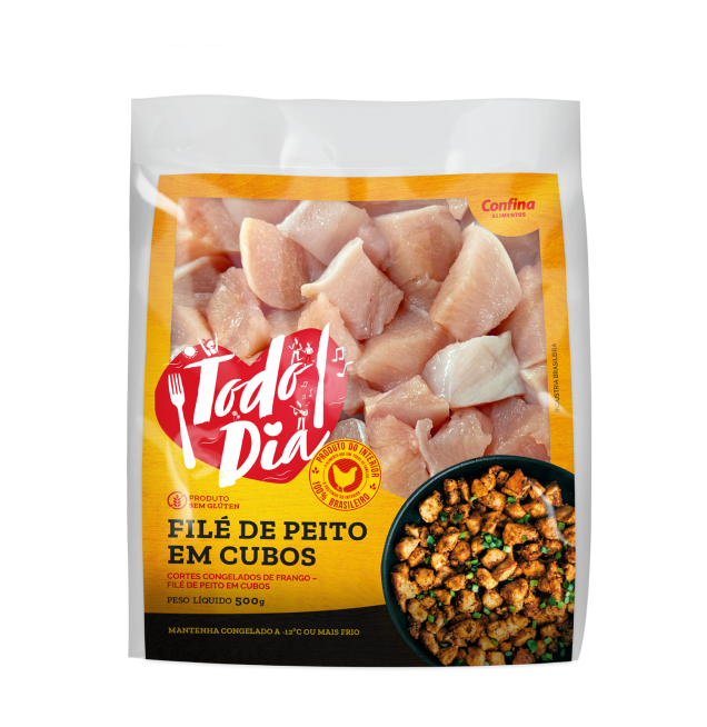 Filé de Peito em Cubos