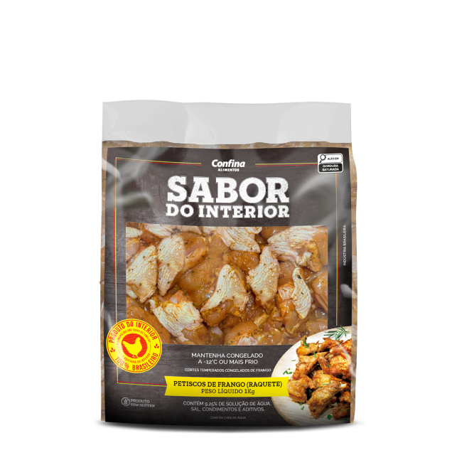 Petiscos de Frango (Raquete)