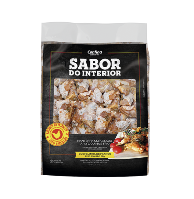Costelinha de Frango Temperada Congelada 5kg